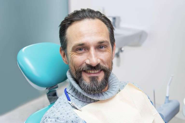 fillings rockville | man at a rockville dentist